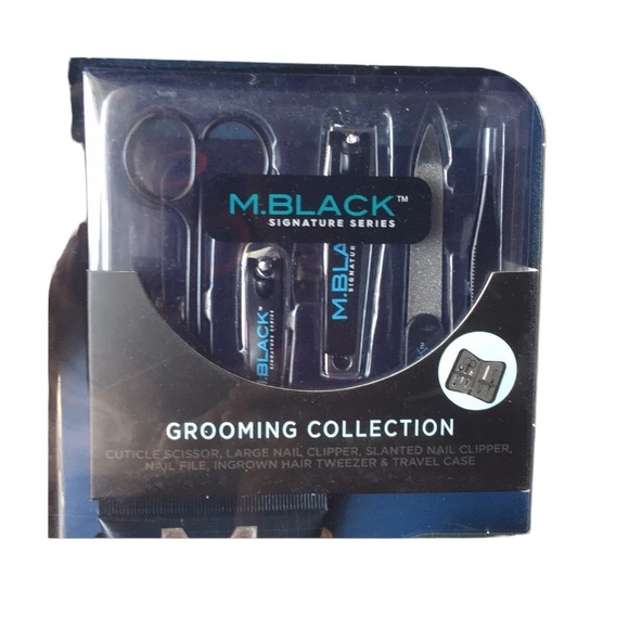 🎉HP🎉 M. Black Men’s Signature Series Deluxe Robe With Grooming Set - Picture 3 of 11